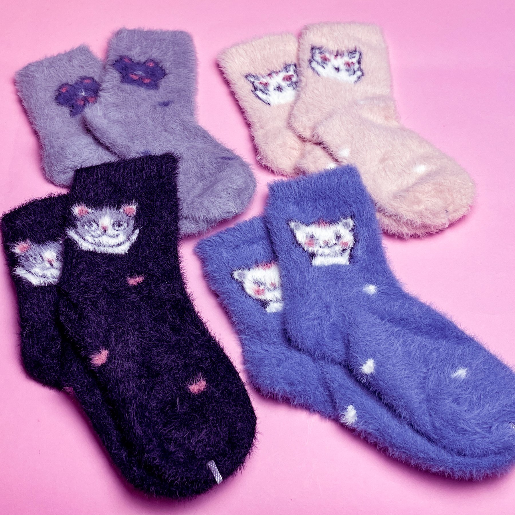 Дитячі шкарпетки Норка Котики розмір 26-30 (4-6 років)